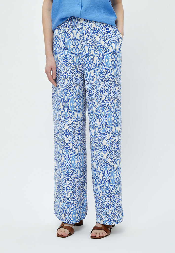 Peppercorn Nicoline Pants Pant 2993P Marina Blue Print