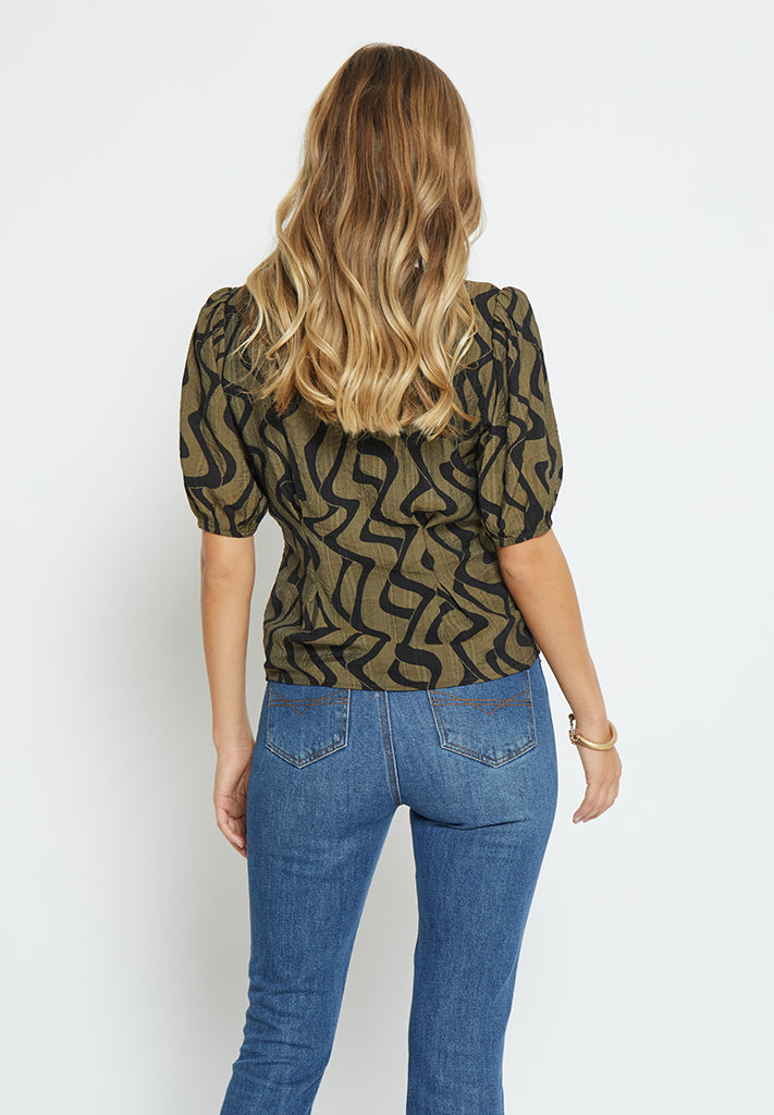 Peppercorn Oline Blouse Blouse 3820P Capers