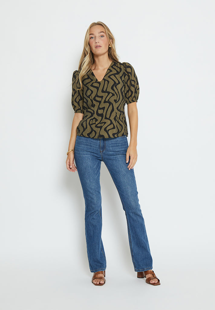 Peppercorn Oline Blouse Blouse 3820P Capers