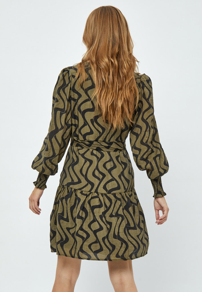 Peppercorn Oline Wrap Dress Dress 3820P Capers