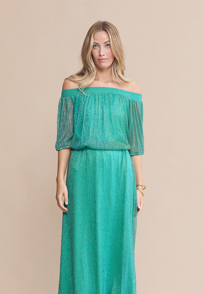 Peppercorn PCAriel Blouse Blouse 3177 Viridian Green