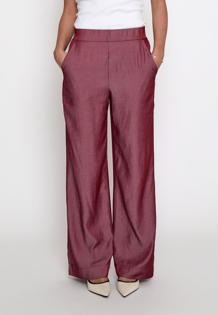 Peppercorn PCBea Pants Pant 1008M Maroon Red mel.