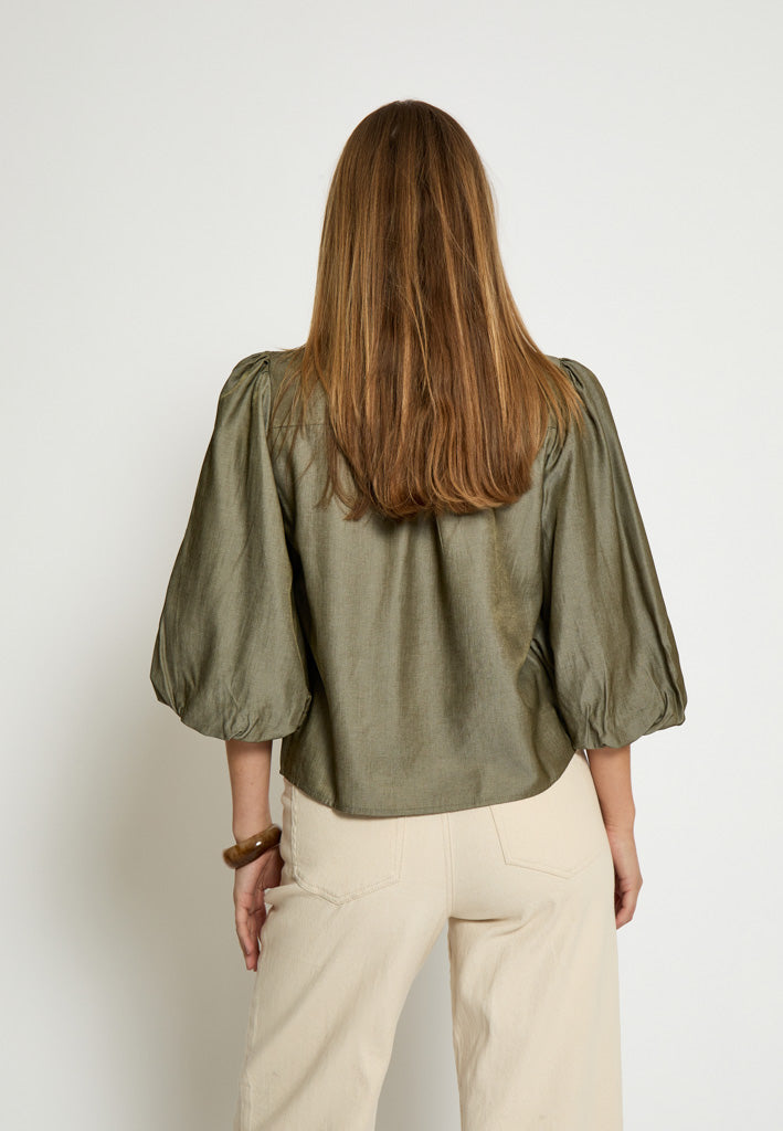 Peppercorn PCBea Shirt Shirt 3975M Mermaid Green