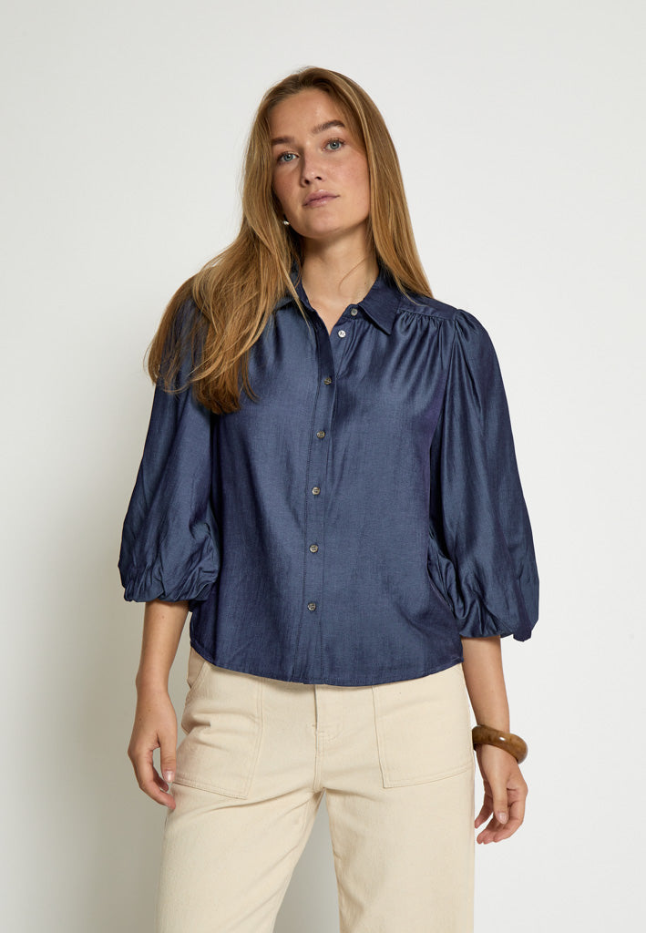 Peppercorn PCBea Shirt Shirt 505 Denim Blue