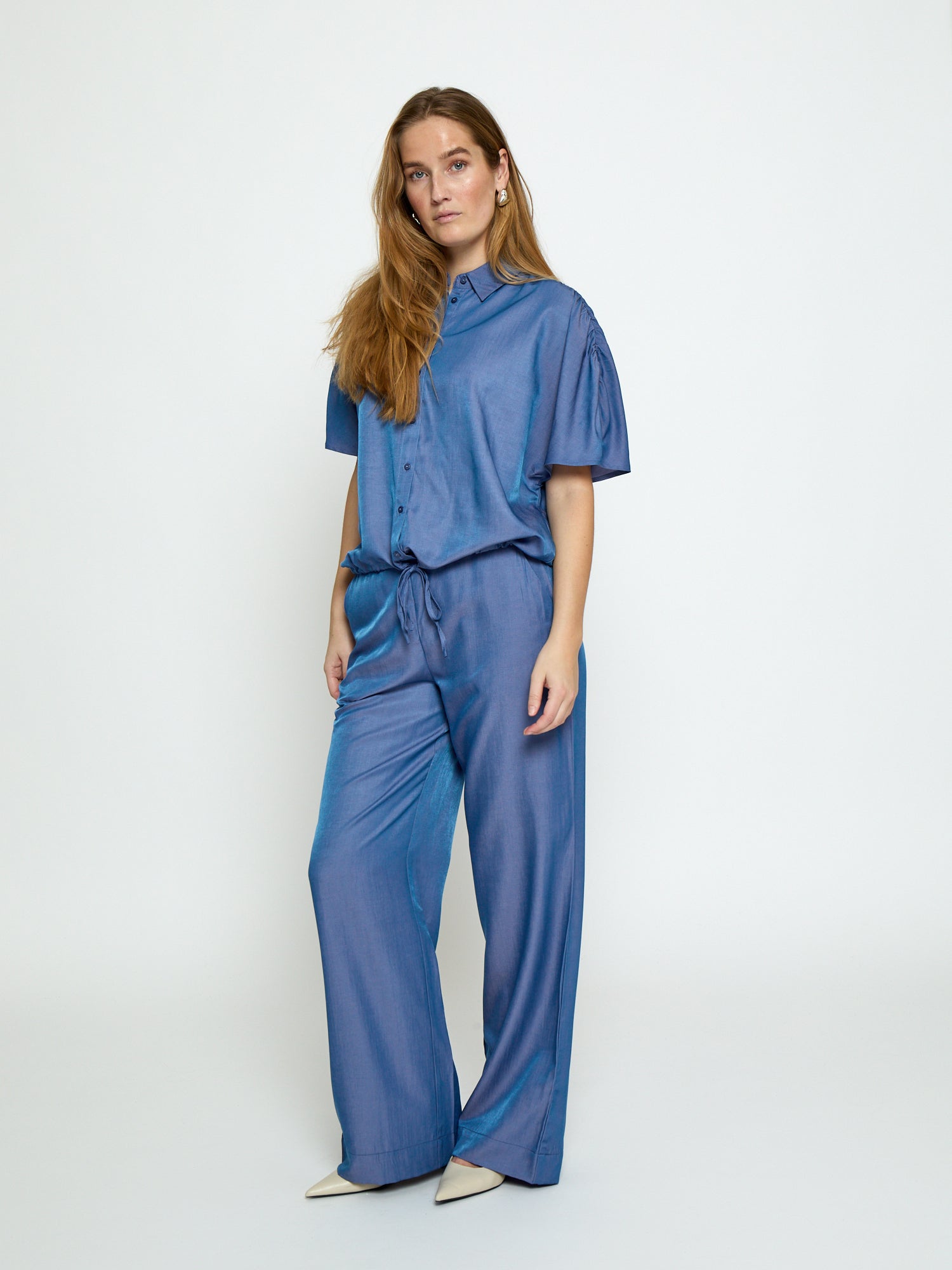 Peppercorn PCBea Shirt Shirt 1042 Blue Melange