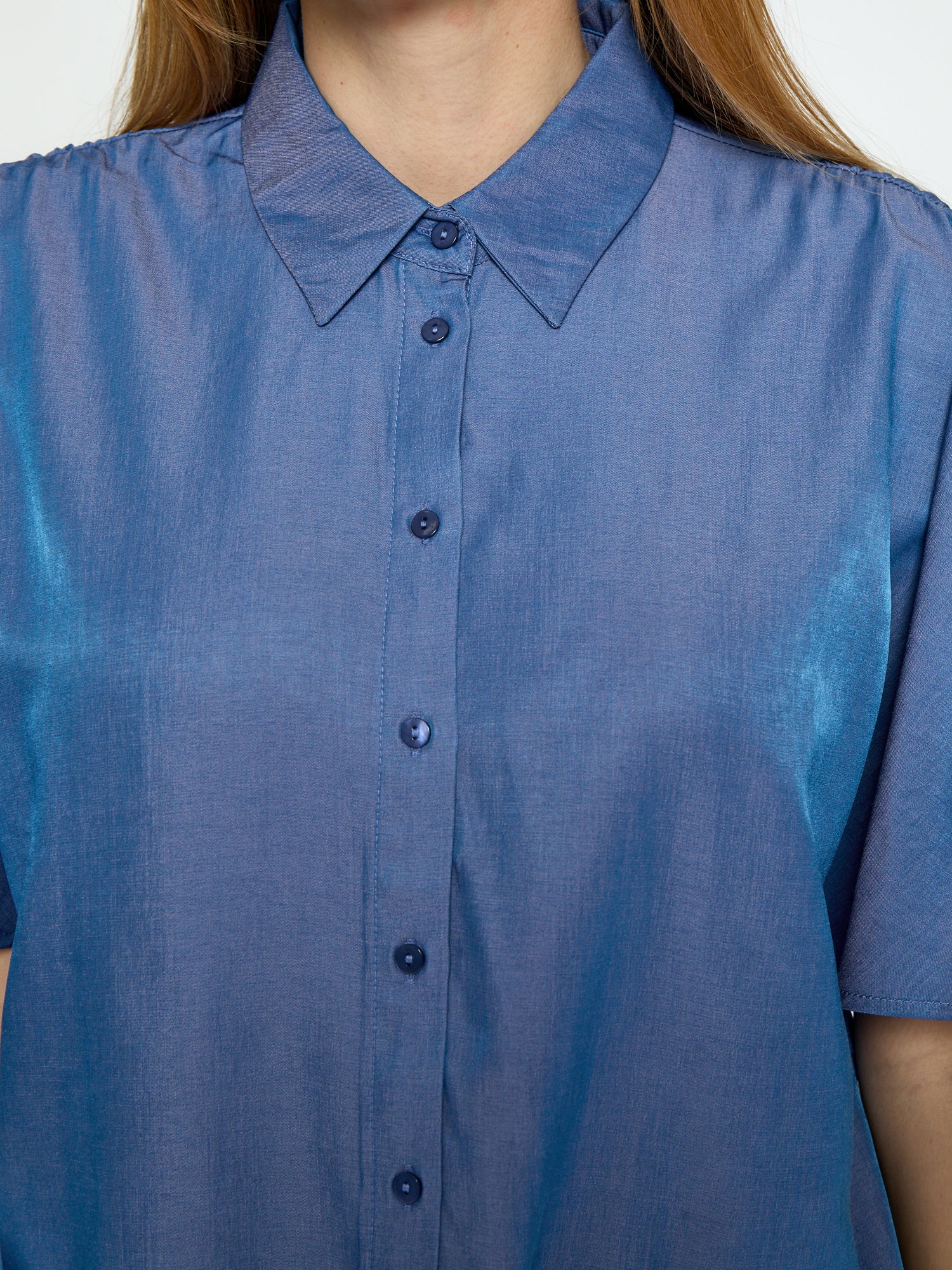 Peppercorn PCBea Shirt Shirt 1042 Blue Melange