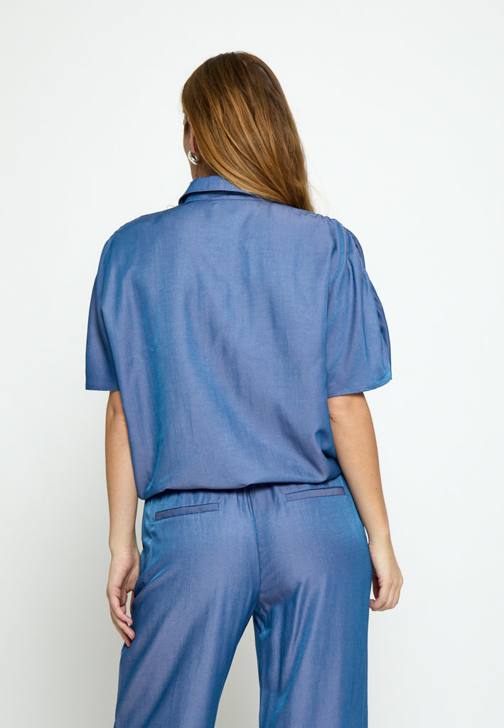 Peppercorn PCBea Shirt Shirt 1042 Blue Melange