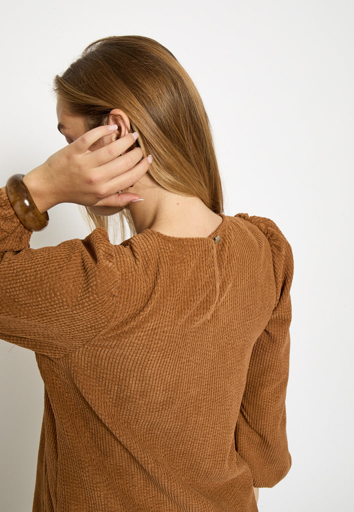 Peppercorn PCBetty Short Dress Dress 341 Cappucino Brown