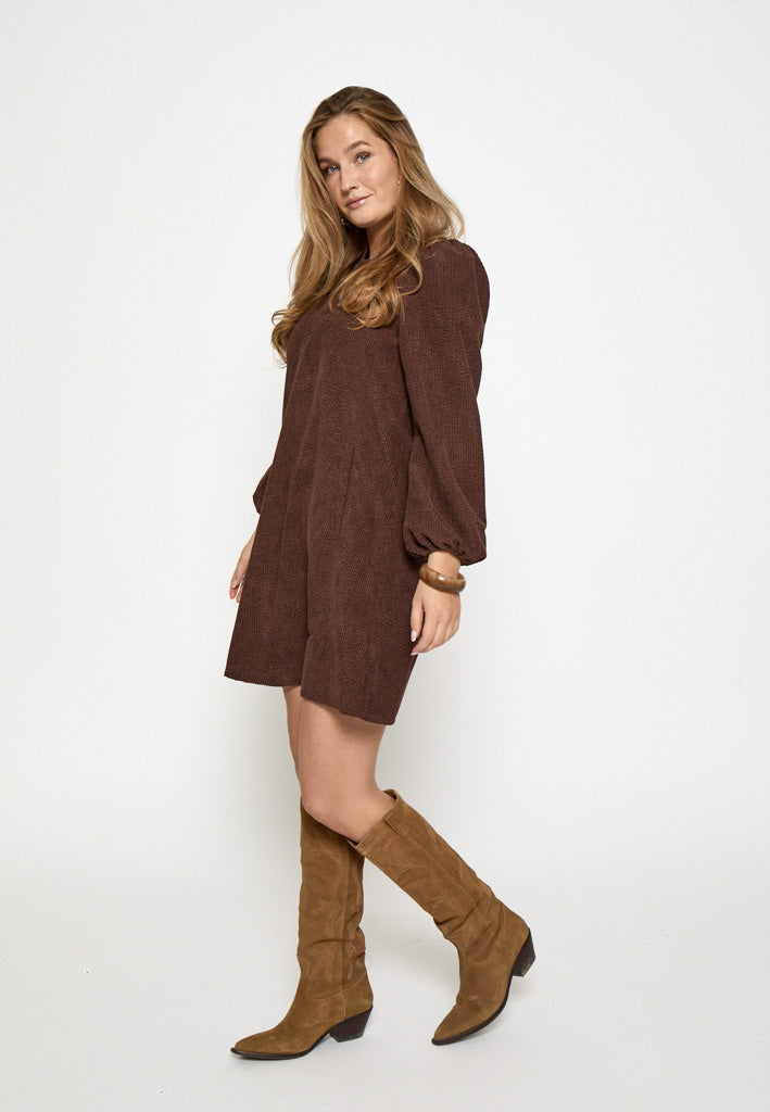 Peppercorn PCBetty Short Dress Dress 5406 Coffee Bean Brown