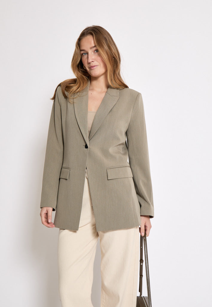 Peppercorn PCCindy Blazer Blazer 0178M Winter Twig Sand Melange