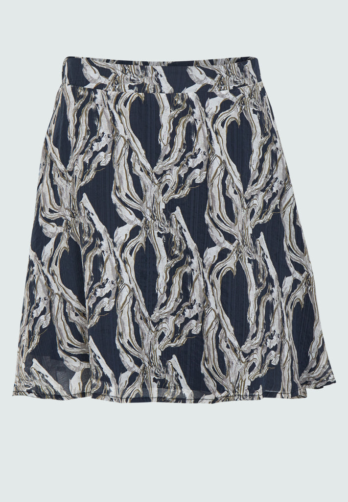 Peppercorn PCClarine Short Skirt Skirt 9000P Black Print
