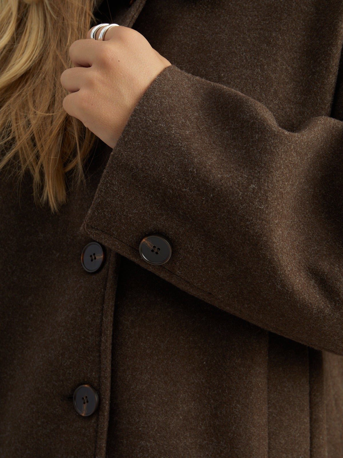 Peppercorn PCCornelia Jacket Jacket 3960M Java Brown Melange