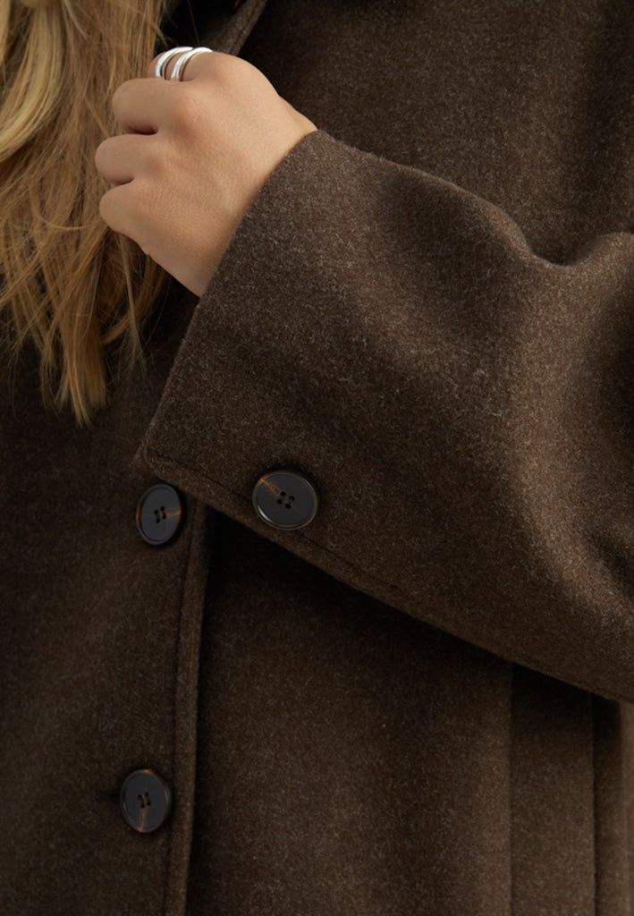 Peppercorn PCCornelia Jacket Jacket 3960M Java Brown Melange