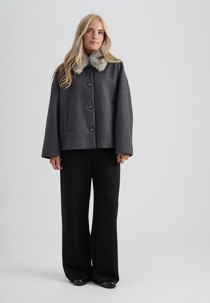 Peppercorn PCCynthia Jacket Jacket 127M Dark Grey Melange
