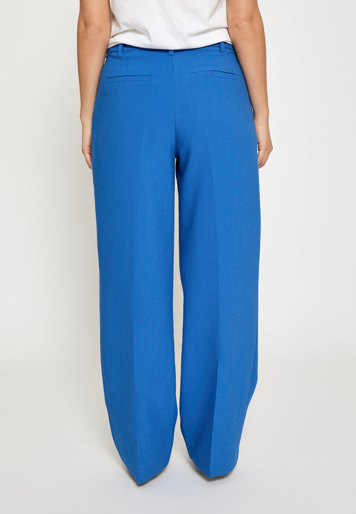 Peppercorn PCDelia Mid Waisted Straight Pant Pant 5007 Palace Blue