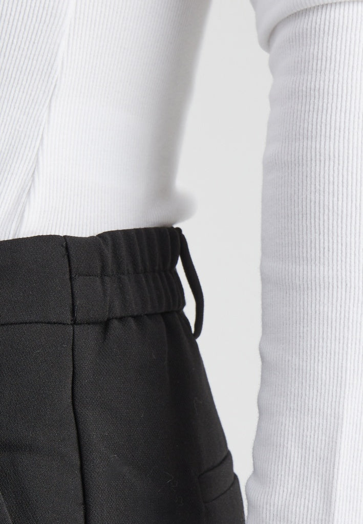Peppercorn PCDelia Mid Waisted Straight Pant Pant 9000 Black