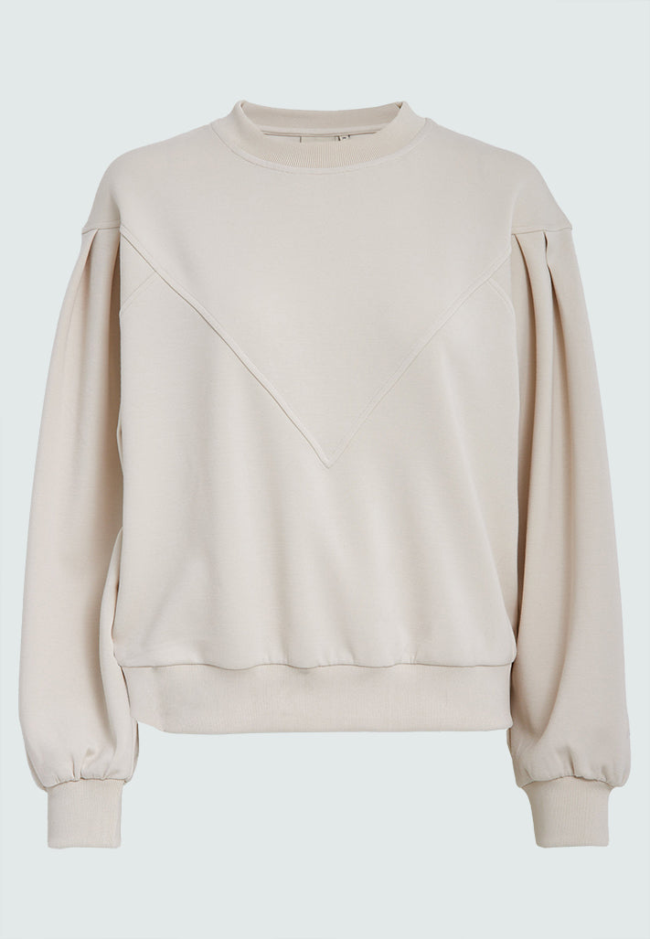 Peppercorn PCDicette Batleeve Sweatshirt Sweatshirt 0265 Sandshell