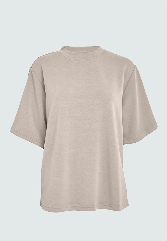 Peppercorn PCDicette Long Tee T-Shirt 0265 Sandshell