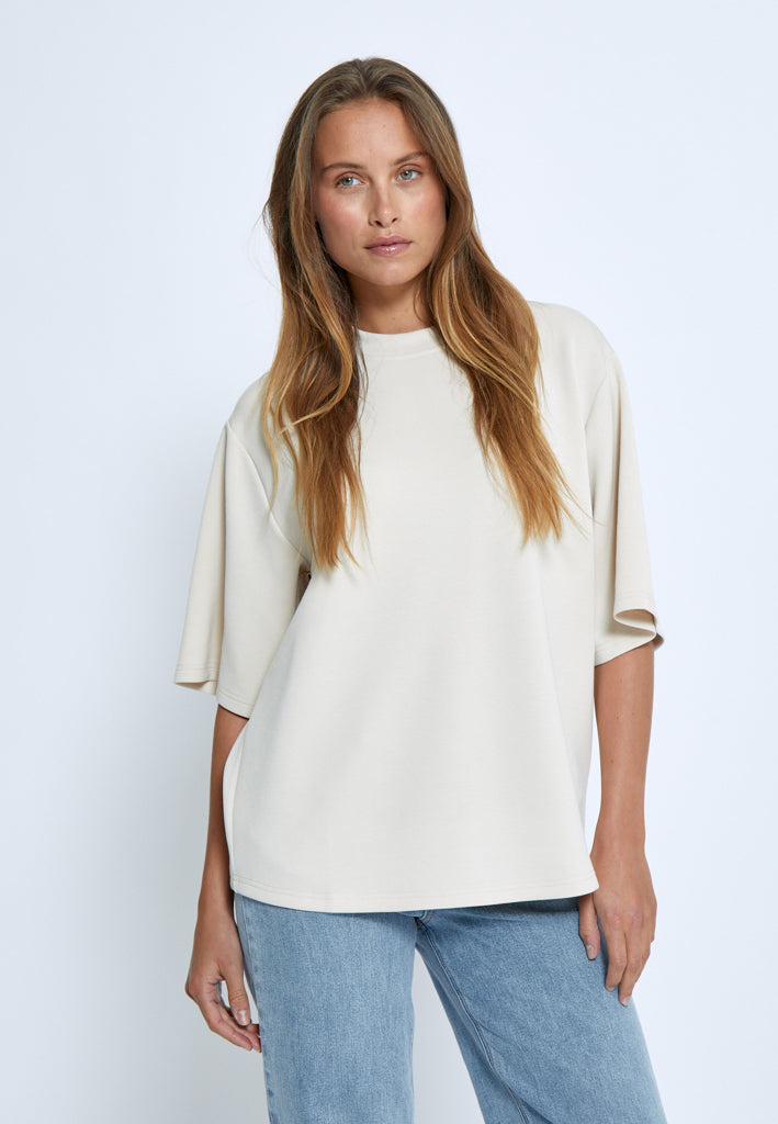 Peppercorn PCDicette Long Tee T-Shirt 0265 Sandshell
