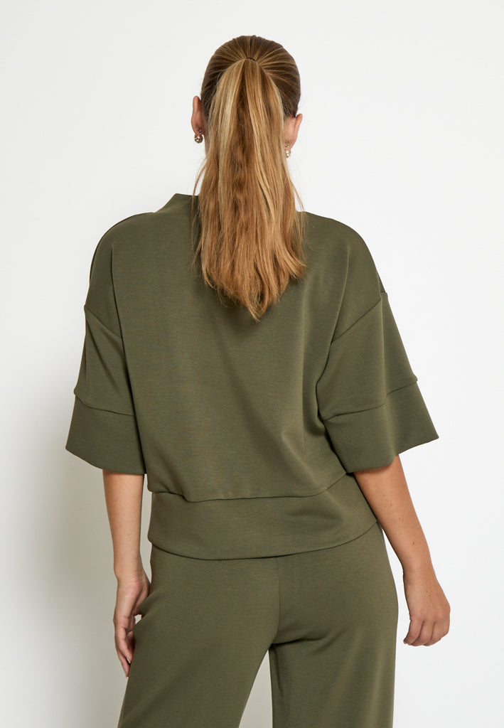 Peppercorn PCDicette Sweat Blouse 3627 Grape Leaf