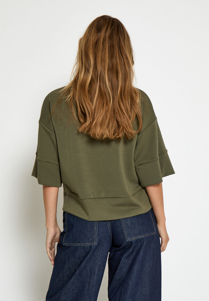 Peppercorn PCDicette Sweat Blouse 3627 Grape Leaf