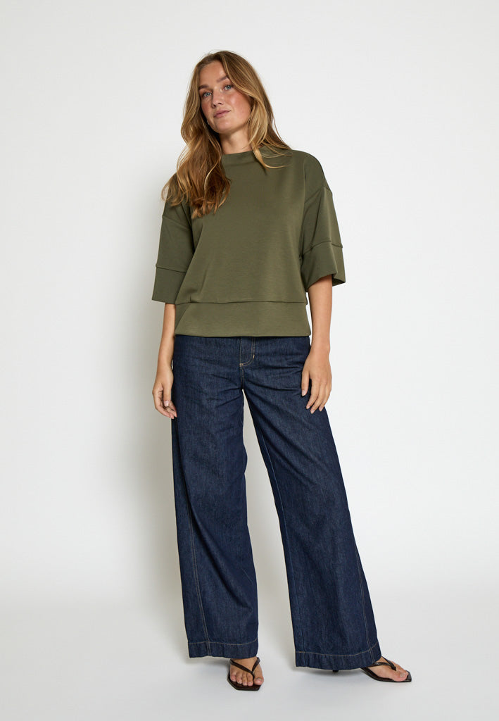 Peppercorn PCDicette Sweat Blouse 3627 Grape Leaf