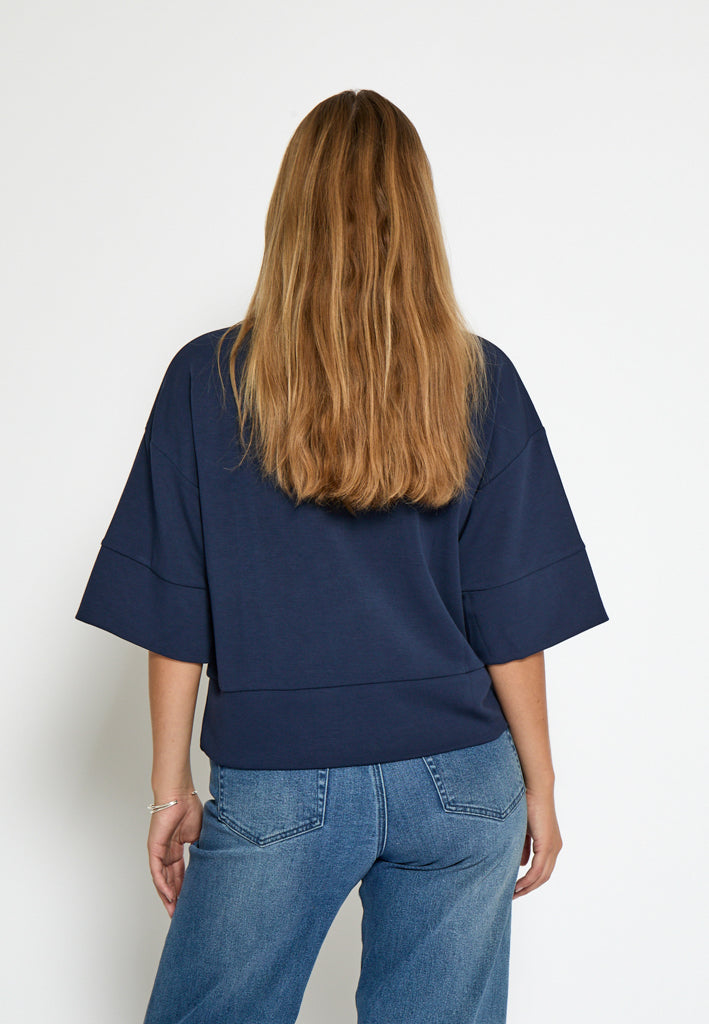 Peppercorn PCDicette Sweat Blouse 5270 Black Iris