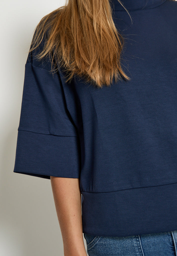 Peppercorn PCDicette Sweat Blouse 5270 Black Iris