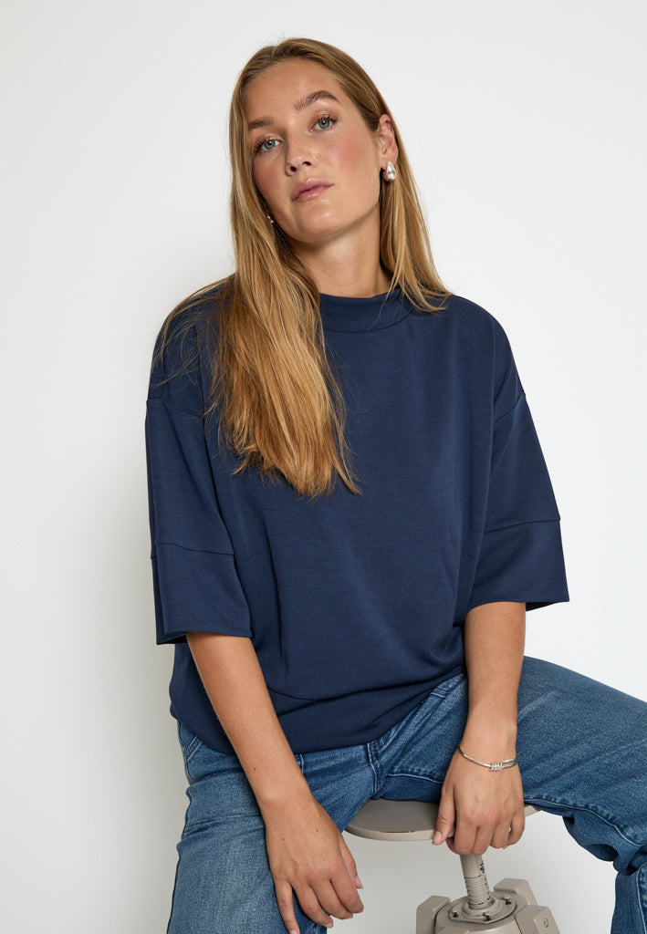 Peppercorn PCDicette Sweat Blouse 5270 Black Iris