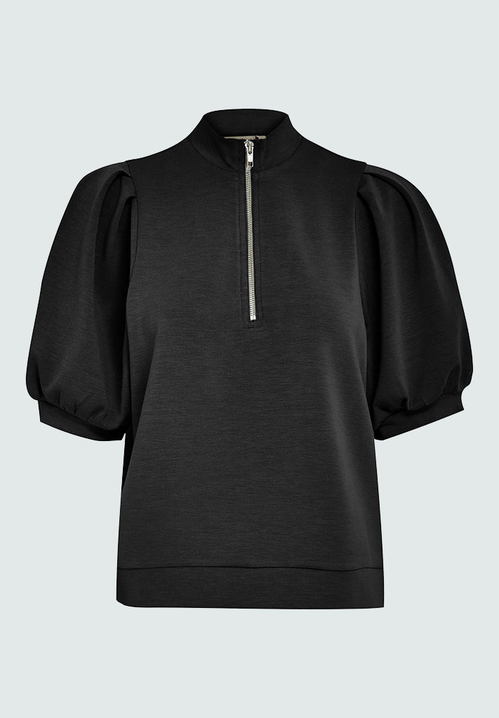 Peppercorn PCDicette Zip Sweat Sweatshirt 9000 Black