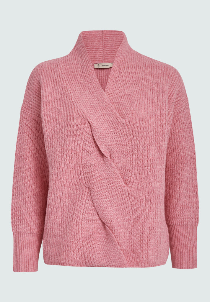 Peppercorn PCFeline V-Neck pullover Pullover 4403 Peony Pink