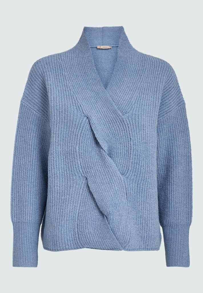 Peppercorn PCFeline V-Neck pullover Pullover 520 Allure Blue