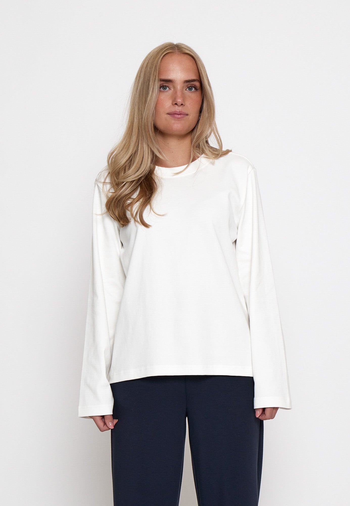 Peppercorn PCFiola GOTS Long Sleeve T-Shirt T-Shirt 235 Cloud Dancer