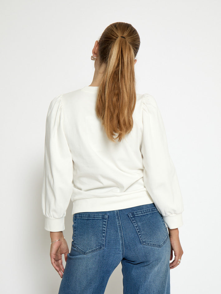 Peppercorn PCFiola GOTS Pufflsevee Blouse T-Shirt 235 Cloud Dancer