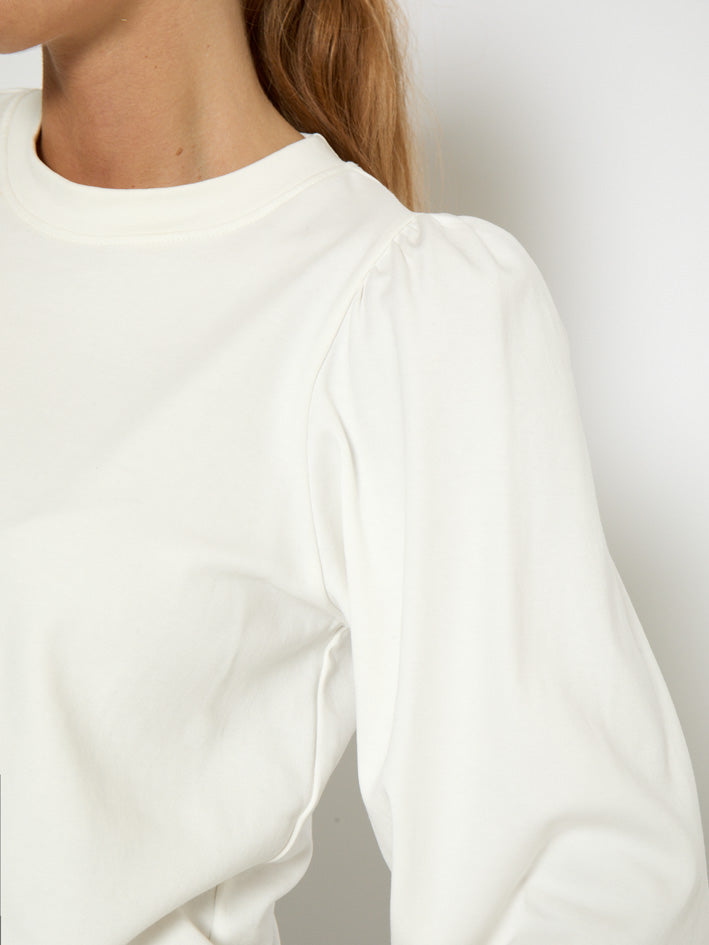Peppercorn PCFiola GOTS Pufflsevee Blouse T-Shirt 235 Cloud Dancer
