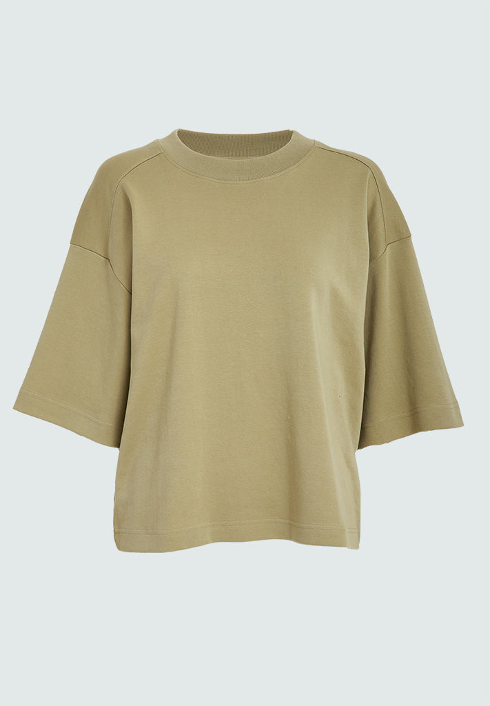 Peppercorn PCFiola GOTS T-shirt T-Shirt 0148 Gray Green