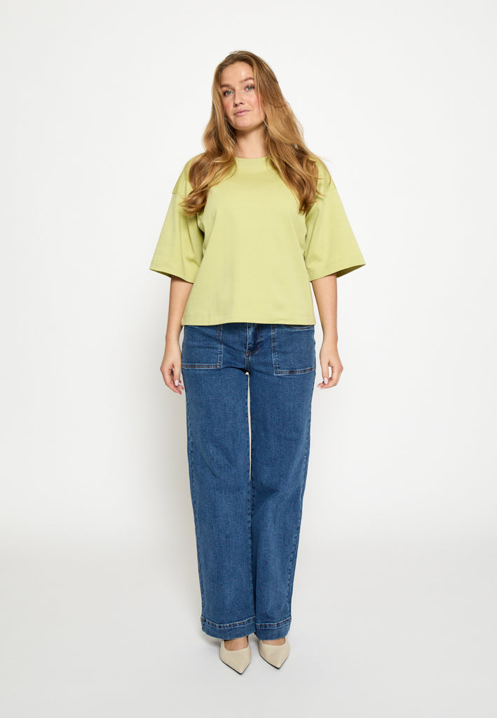 Peppercorn PCFiola GOTS T-shirt T-Shirt 3014 Nile Green