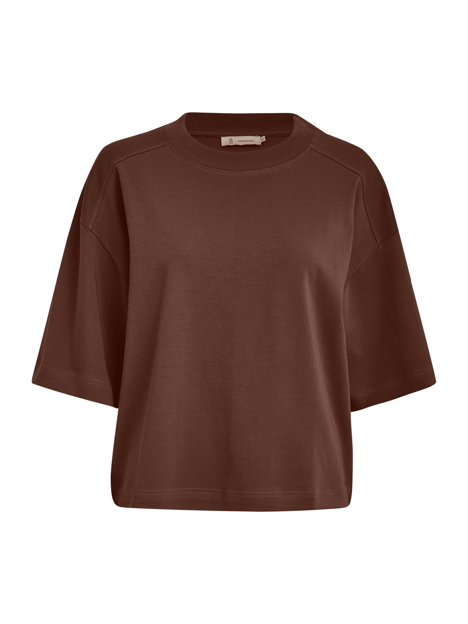 Peppercorn PCFiola GOTS T-shirt T-Shirt 5047 CHERRY MAHOGANY