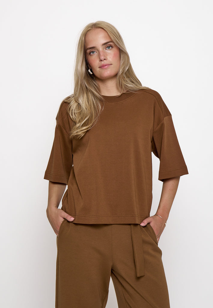 Peppercorn PCFiola GOTS T-shirt T-Shirt 5050 Toffee