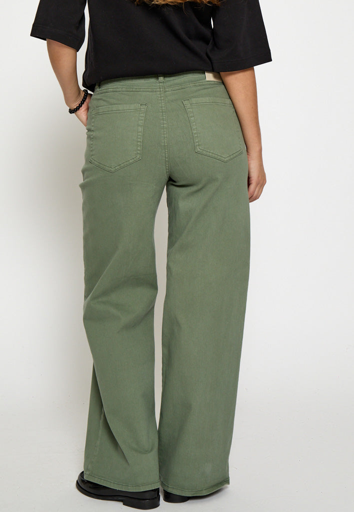 Peppercorn PCFione Straight Jeans Jeans 3790 Hedge Green