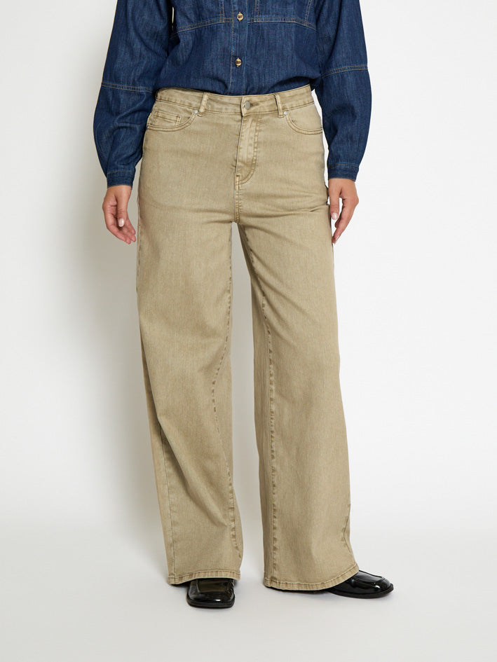 Peppercorn PCFlora Jeans Jeans 4224 Spray Green