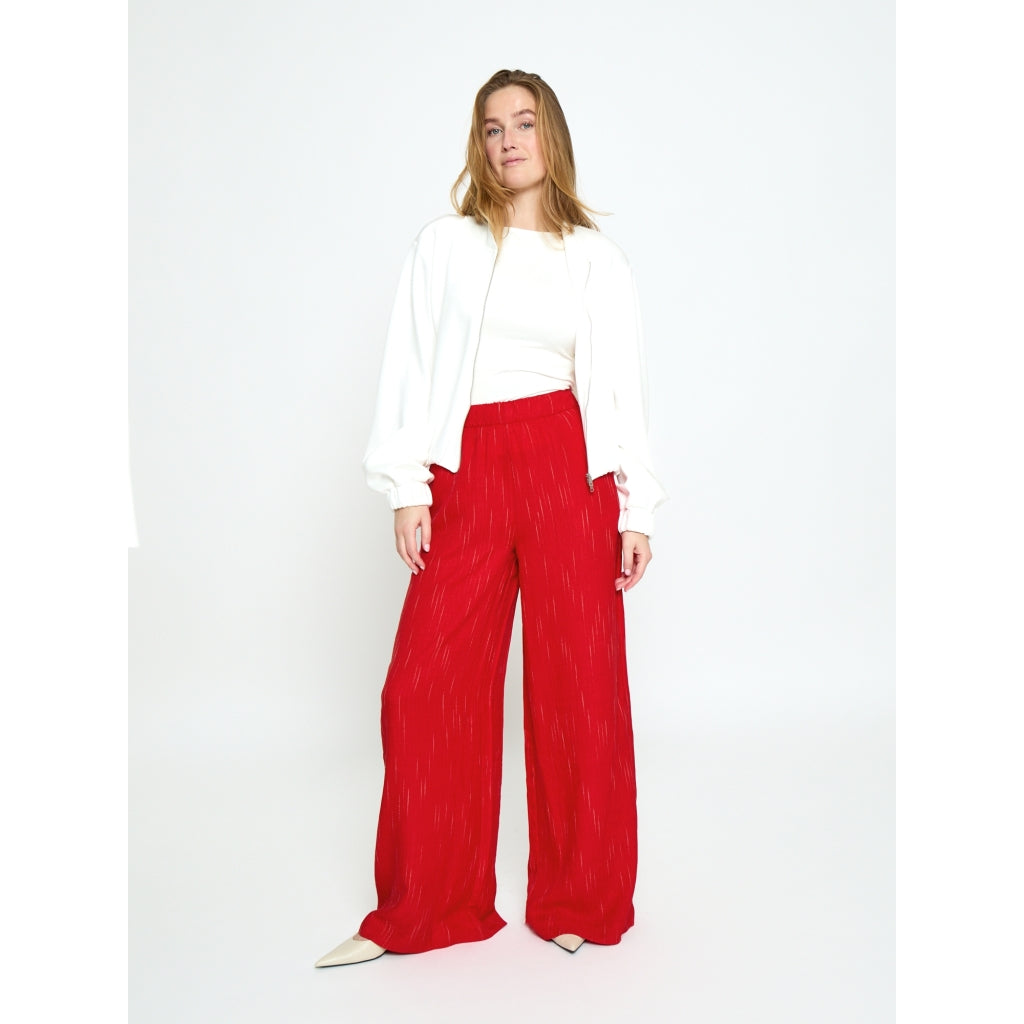 Peppercorn PCGaby Pinstripe Pant Pant 4049S Aura Orange Stripe