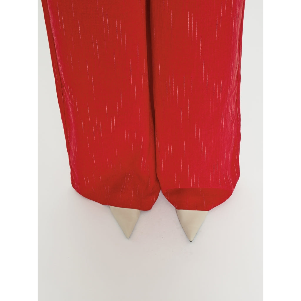 Peppercorn PCGaby Pinstripe Pant Pant 4049S Aura Orange Stripe
