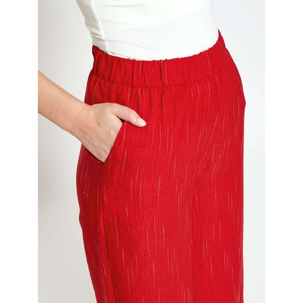 Peppercorn PCGaby Pinstripe Pant Pant 4049S Aura Orange Stripe