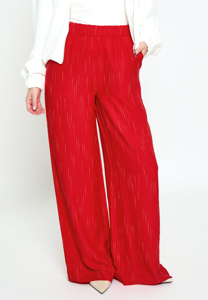 Peppercorn PCGaby Pinstripe Pant Pant 4049S Aura Orange Stripe