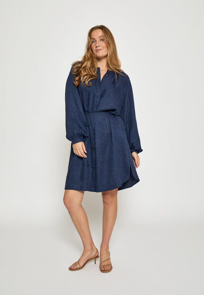 Peppercorn PCGaby Shirt Dress Dress 1550 NAVY