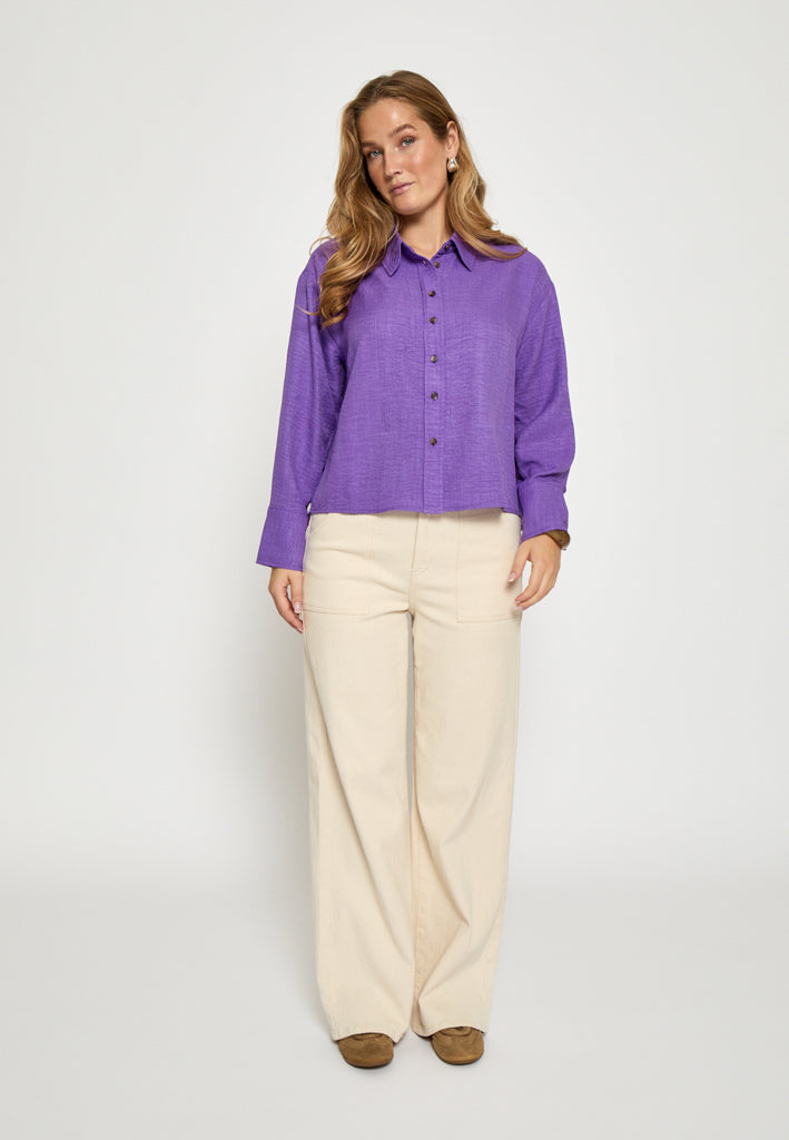 Peppercorn PCGaby Short Shirt Shirt 7605M Dewberry Lilac M
