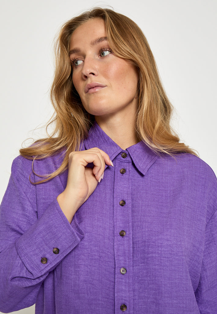 Peppercorn PCGaby Short Shirt Shirt 7605M Dewberry Lilac M