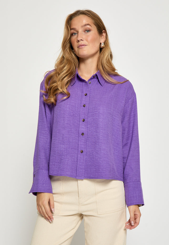 Peppercorn PCGaby Short Shirt Shirt 7605M Dewberry Lilac M