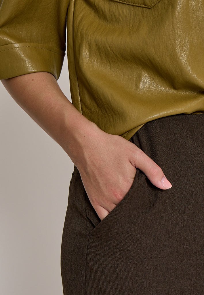 Peppercorn PCGaia GRS Pants Pant 3960M Java Brown Melange